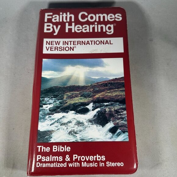 Faith Comes By Hearing Dramatized Bible Psalms Proverbs NIV Audio Cassette Set - Picture 1 of 3
